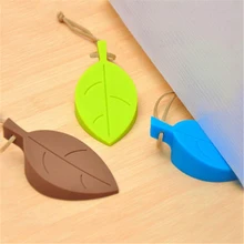 1PC New Gomma di Silicone Porta Fermacorda E Ganci Cuneo Carino Autunno Foglia di Barretta di Stile di Protezione di Sicurezza Del Capretto Del Bambino Porte di Sicurezza Complementi Arredo Casa