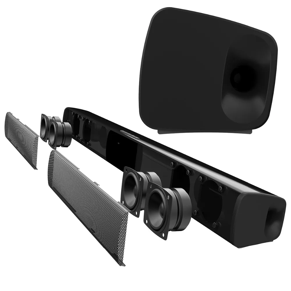 SOONHUA BS28B беспроводной Bluetooth 4 динамик 3D стерео объемный звук домашний кинотеатр Soundbar, сабвуфер поддержка tf-карты с RCA