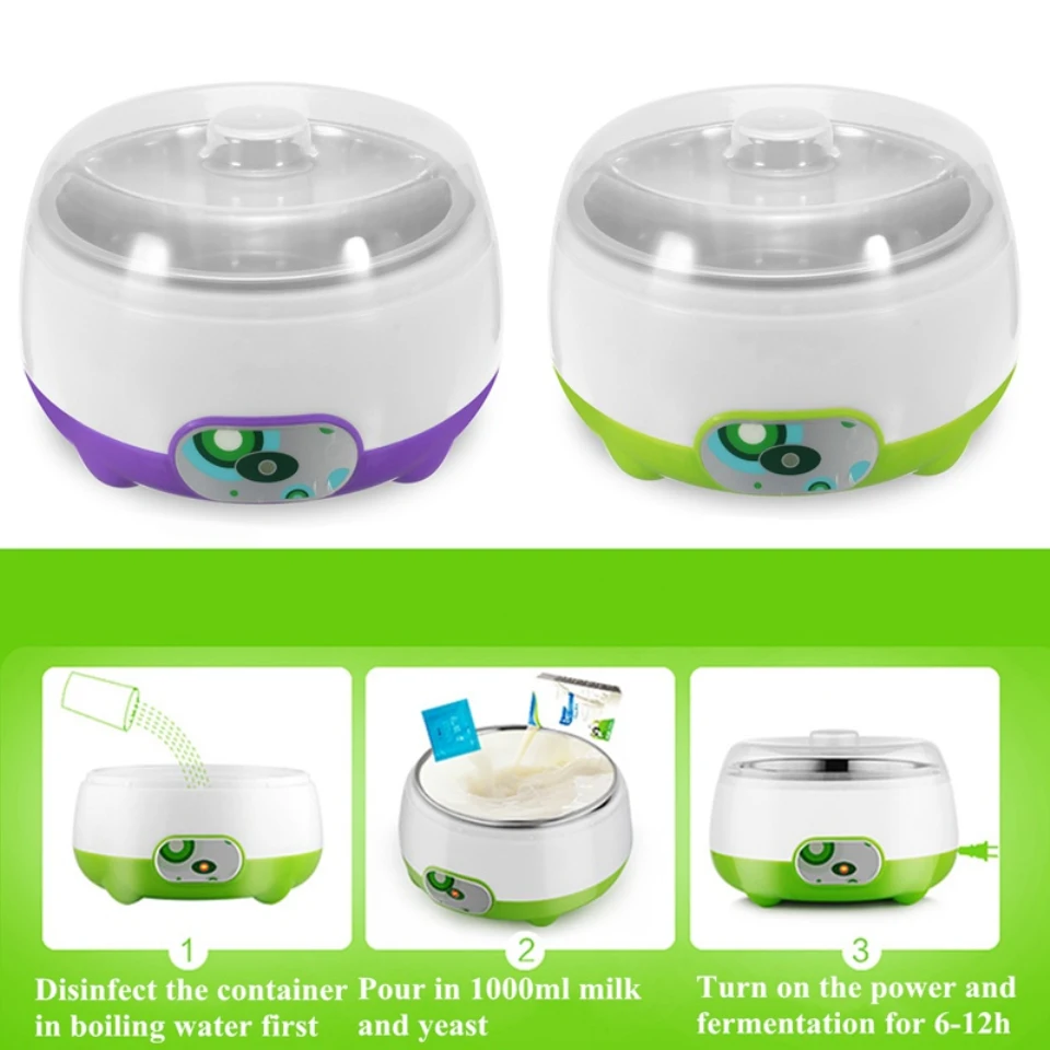 1L-Automatic-Yogurt-Maker-Machine-Stainless-Steel-Liner-Electric-Multifunction-220V-US-Plug-Yogurt-Machine-DIY (4)