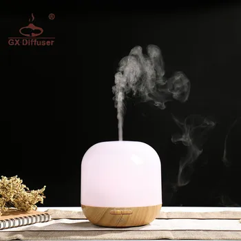 

GX.Diffuser 300ml New Ultrasonic Air Humidifier Essential Oil Aroma Diffuser 7 Colors Changing LED Light Humidifiers Mist Maker