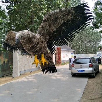 

simulation feathers bird large 80x150cm simulation eagle bird spreading wings hard model,home garden decoration gift s1184