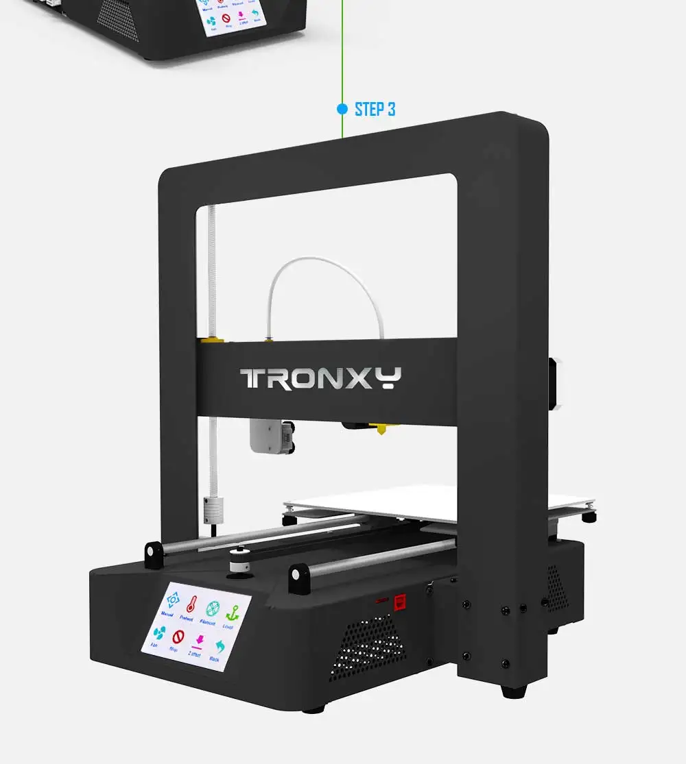 Tronxy X6A Anycubic 3d принтер полная металлическая рамка с ultracase платот промышленного класса Высокая точность доступная лучше I3 мега