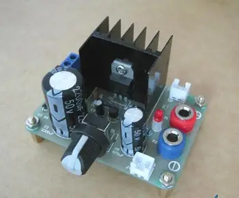 

Free Shipping! LM317 adjustable regulated power supply kit electronic production kit diy module sensor