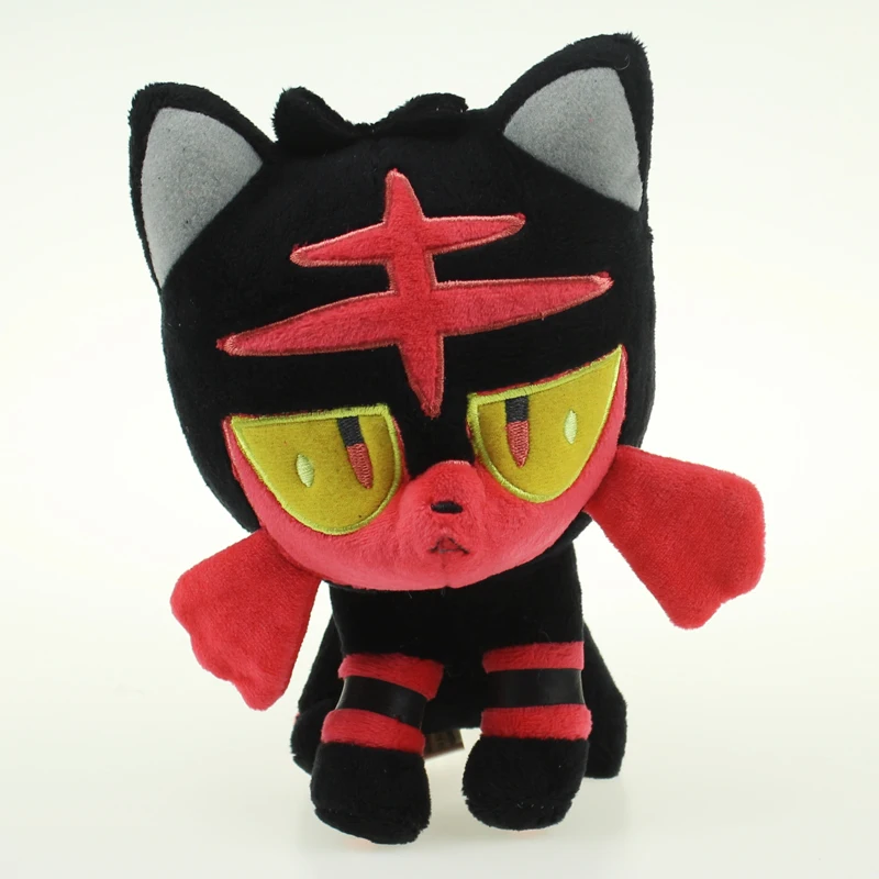 

Free Shipping 8" Monster Anime Cartoon Litten 20cm Soft Stuffed Doll Plush Dolls Toy Kids Doll Gift Toys for Children