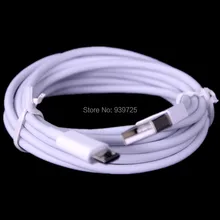 200 шт./лот 1 м 3ft OD 3,4 толстый микро 5pin кабель наборы аксессуаров для телефонов для samsung s3 s4 s6 HTC Blackberry LG