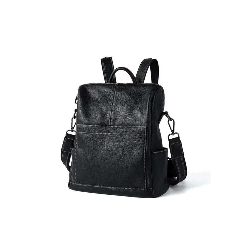 

LOVELY Genuine Leather Both Shoulders Package Woman 2019 Ma'am Backpack