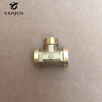 

Tee 3 Way Brass Pipe fitting Connector 1/2" BSP Female x 1/2" BSP Female x 1/2" BSP male
