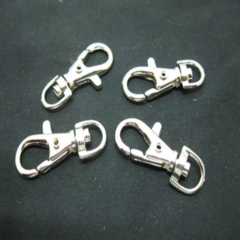 20Pcs Lobster Clasp Metal Connector Jewelry Swivel Clasps DIY Jewelry