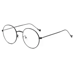 Новая коллекция очки с диоптриями при близорукости унисекс винтажная круглая рамка очки с диоптриями 1,56 Асферические радиационная защита