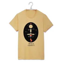 Модная футболка с надписью «David bowie ground control to major tom space rock»