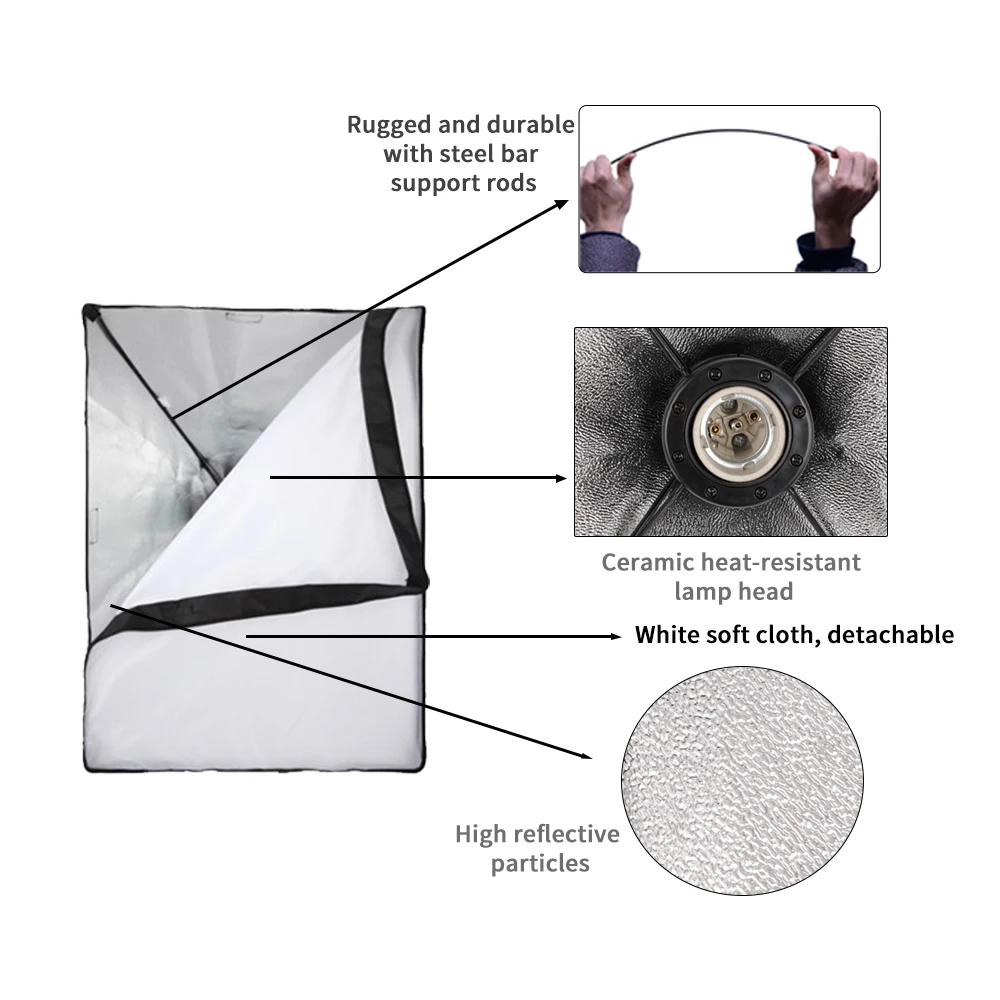 Профессиональный фон для фотосъемки софтбокс с E27 розетка светильник ing комплект Фотофон для студийной съемки портретов, связанных с фотографией, а также для видеосъемки