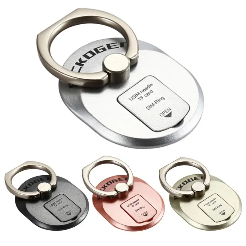 360 Degree Finger Ring Mobile Phone Smartphone Stand Holder with SIM Card Holder For iPhone Samsung Galaxy S7 Edge HTC Xiaomi 360 Degree Finger Ring Mobile Phone Smartphone Stand Holder with SIM Card Holder For iPhone Samsung Galaxy S7 Edge HTC Xiaomi
