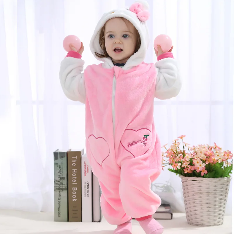 Ropa de bebé niña animal 2018 mono de Bebé Ropa de niños mono de invierno Navidad mamelucos para Bebés Ropa Infantil menina