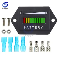À prova d' água 48 36 24 12 v v v v LCD Indicador Da Capacidade Da Bateria De Lítio bateria de Chumbo Ácido carro Voltímetro Digital de Tensão tester