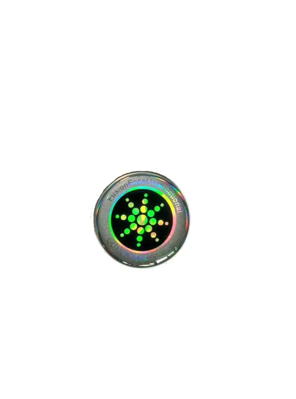 

wholesale manufaturer Quantum Shield Energy Sticker with Negative Ions Anti Radiation Protection from EMF Fusion Phone Sticker