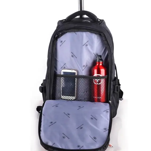 Горячая Распродажа армии сумка для ноутбука рюкзак мужчины прокатки багажную тележку дорожная сумка