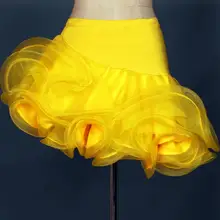 Женский костюм для латинских танцев, красный, черный, для взрослых, высокое качество, сексуальная юбка для латинских танцев, Женский конкурс латиноамериканских танцев, юбка для танцев, Одежда для танцев