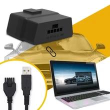 V07HU OBD OBDII Auto Car Diagnostic Scanner Code Reader Tool Clear Fault Code USB Connector V07HU OBD OBDII Auto Car Diagnostic Scanner Code Reader Tool Clear Fault Code USB Connector