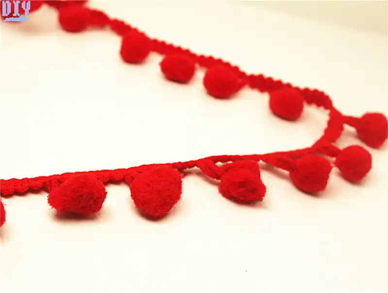 MSCFTFB 20 Yards Mini Pom Pom Trim Ball Fringe Ribbon Sew on Pom Pom Fringe Tassel Lace for Clothing Home Decoration Wedding Gift Crafts DIY Sewing Accessory Black MSCFTFB 20 Yards Mini Pom Pom Trim Ball Fringe Ribbon Sew on Pom Pom Fringe Tassel Lace for Clothing Home Decoration Wedding Gift Crafts DIY Sewing Accessory Black
