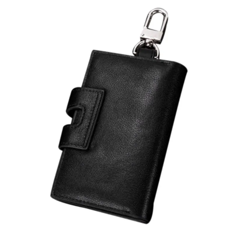 BYCOBECY кожаный бумажник ключа Для мужчин брелок Hasp ключ сумка Key Holder ключница