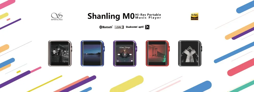 SHANLING M0 Hi-Res Мини Портативный MP3-плеер Bluetooth AptX ES9218P 32 бит 384 кГц FLAC WAV WMA DAP DSD Hifi музыкальный плеер без потерь