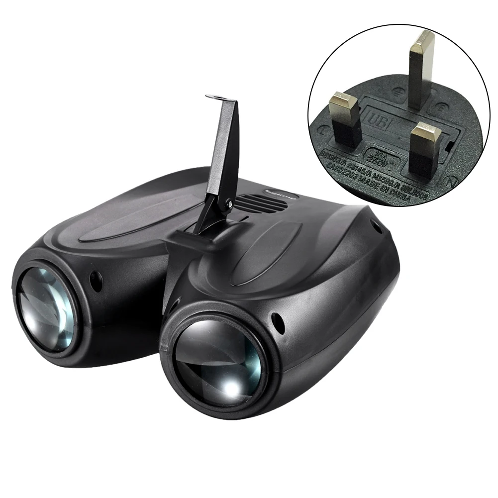 

20W RGBW Effect Lamp Festival Easy Use Airship Projector Light Durable Evening Bar Double End Vibrating Image Dynamic Practical
