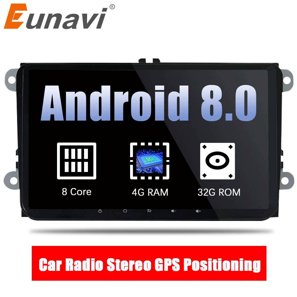 Eunavi 2 din 9'' Android 8.0 Octa Core Car Radio Stereo GPS for VW Passat B6 CC Polo GOLF 5 6 Touran Jetta Tiguan Magotan Seat Eunavi 2 din 9'' Android 8.0 Octa Core Car Radio Stereo GPS for VW Passat B6 CC Polo GOLF 5 6 Touran Jetta Tiguan Magotan Seat
