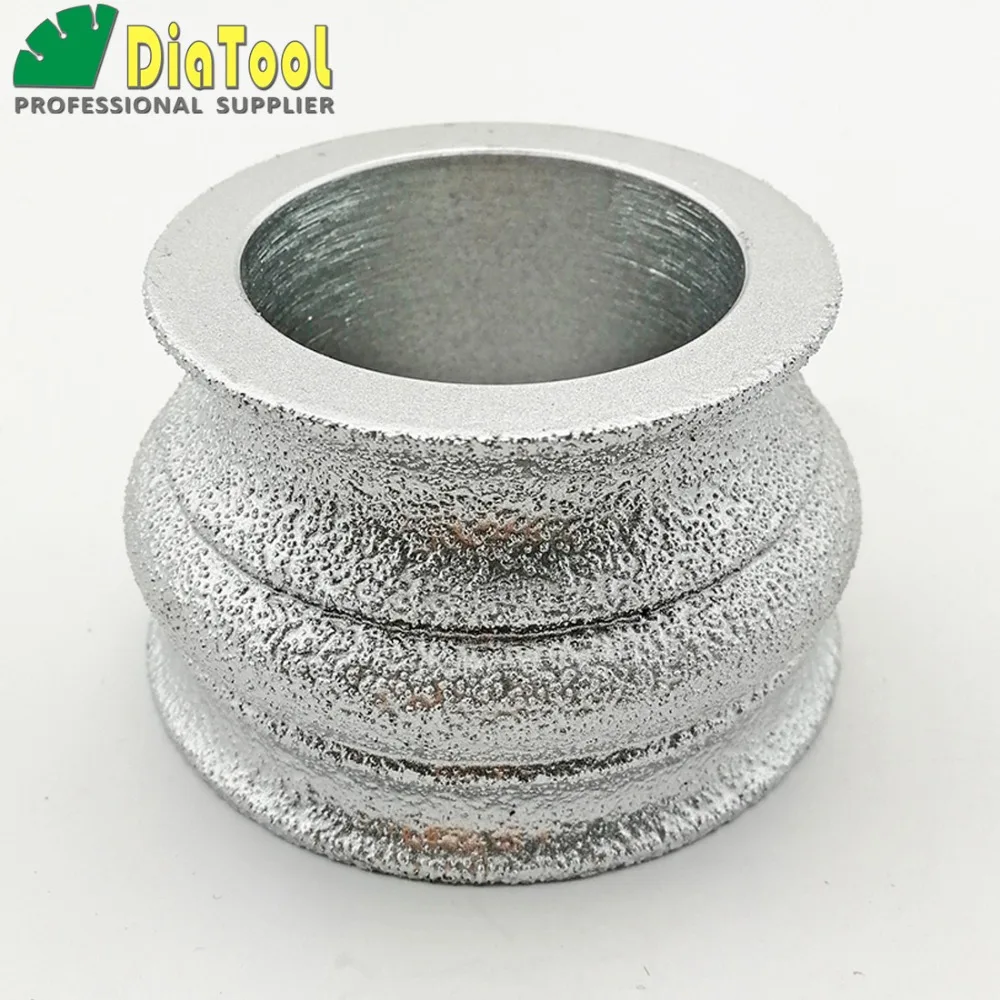 

Dia75mmX45mm Diamond profile grinding wheel for stone, Vacuum brazed diamond grinding wheel