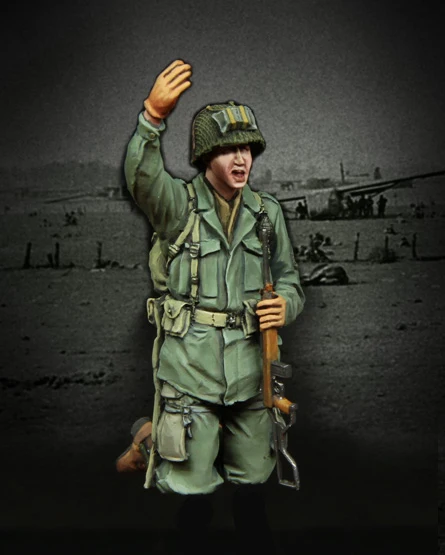 Kit De Figurines Résine 1:35 - Pilotes D'hélicoptère Guerre Du Vietnam (2 Personnages), Référence 8936