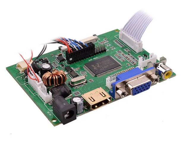 Jstping 7 inch HD 1280*800 tablet LCD display screen N070ICG-LD1 Driver Board Monitor Input for Raspberry Pi HDMI VGA 2AV LVDS