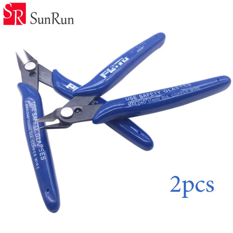 

2pcs/Lot PLATO-170 Electrical Wire Cable Cutters Cutting Side Snips Flush Pliers Hand Tools Cutting Beading Pliers Tools