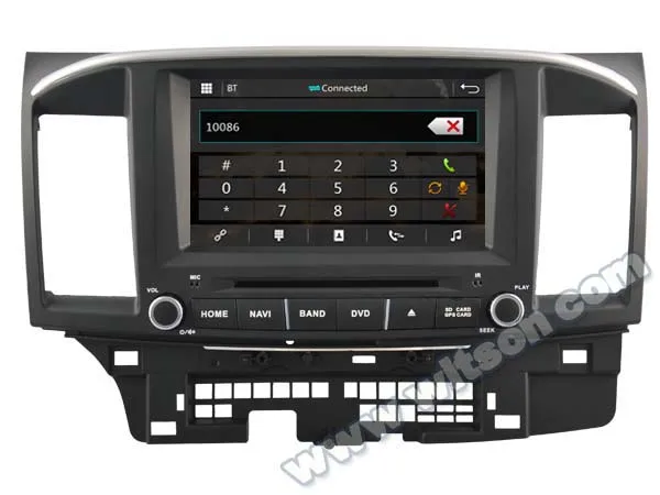 Top WITSON CAR DVD GPS For MITSUBISHI LANCER with Capctive Screen+1080P+DSP+WiFi+3G+DVR+Good Price car audio dvd gps 3