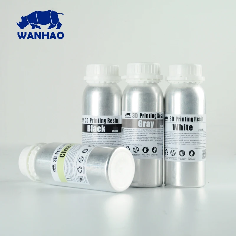 WANHAO 405 нм УФ смола для DLP/SLA 3D принтера принтер фотопроводящая Смола 500 мл/бутылка