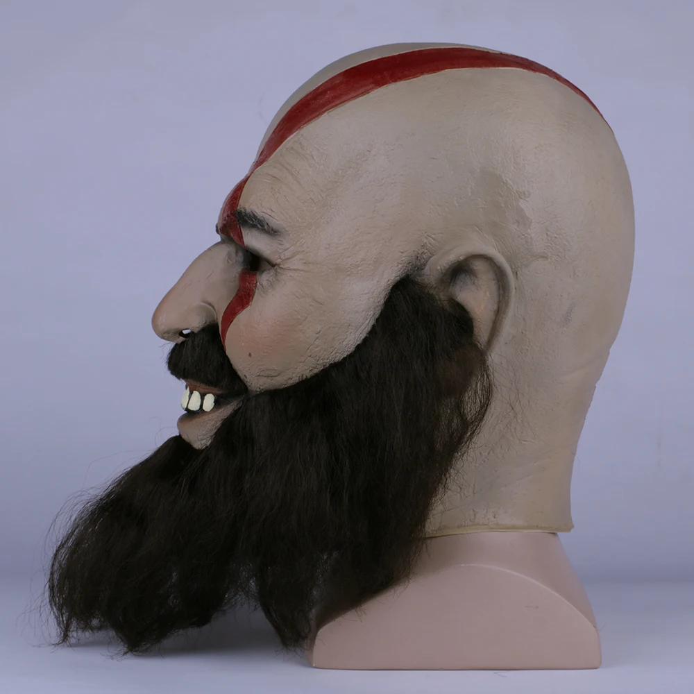 2018 Game God of War Kratos Leviathan Mask Cosplay Kratos Weapon Helmet Halloween Props (6)