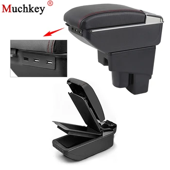

Car Usb Armrests Rotatable For Honda Fit Jazz 2003 To 2007 Hatchback Center Console Storage Box Armrest Cup Holder Ashtray
