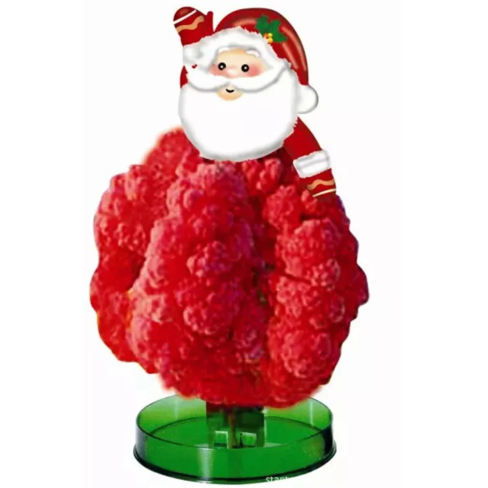 

2019 145mm H Red Magic Growing Paper Santa Claus Tree Kit Mystic Father Christmas Trees Saint Nikolaas Science Toys Educational