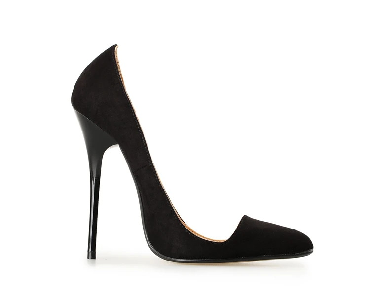 Spitz Shiping13cm Sexy Flock 15 Heels Große strömen Weiblichen 5 High Freies 8 Schwarz Schöne Yards Black Ewg6Xq