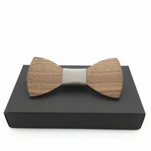 Деревянная бабочка, мужской галстук, Мужская модная деловая Свадебная рубашка с галстуком-бабочкой, мужская рубашка, подарок краватте