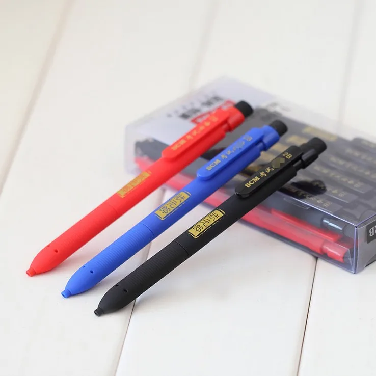 

5 pcs/lot Computer Test Sheet 2B Pencil With Eraser Flat Ink Automatic Pencils Student School Test Stationery