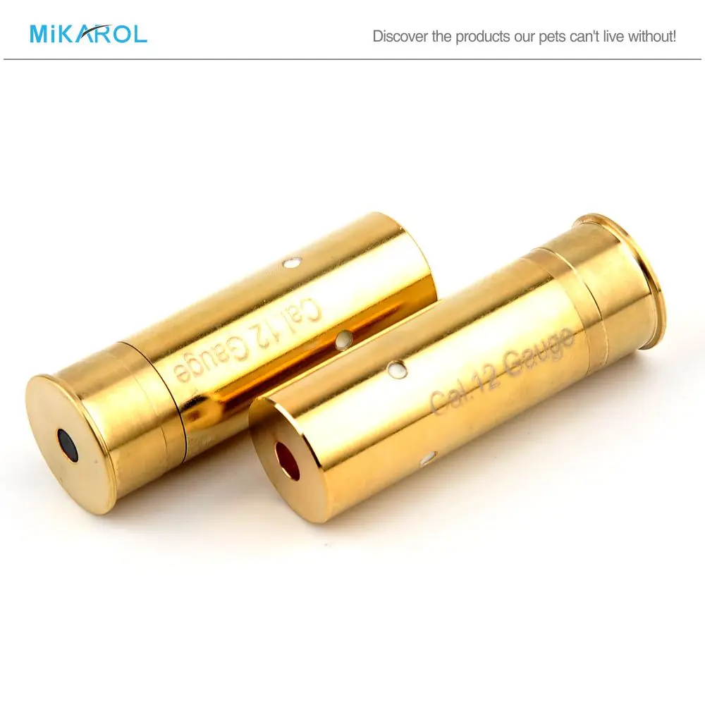 

12Gauge Small Bore Sight Laser Red Dot Laser Boresighter, 5-100 Yards Cartridge Boresight for Training and Shooting Simulation