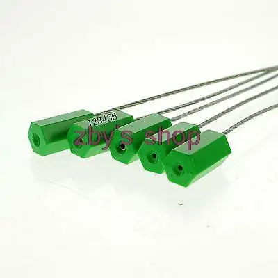 5 Pcs High Security Steel Wire Lead Seal Grenn 300mm Good Quality | Обустройство дома