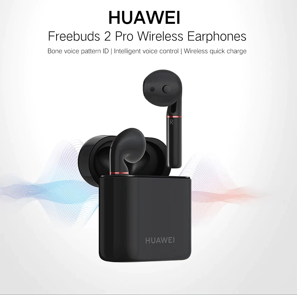 Huawei Freebuds 2 Pro Freebuds2 беспроводной Bluetooth 5,0 Наушники Hi-Fi водонепроницаемый IP54 контроль беспроводного заряда