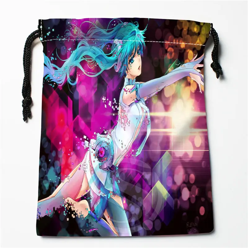 E 170 New Anime Hatsune Miku UCustom Logo Printed receive bag Bag Compression Type drawstring bags