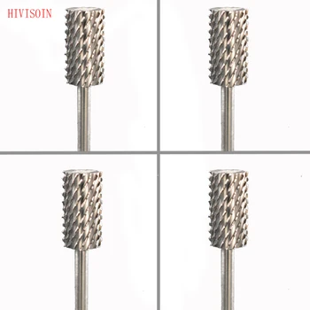 

HIVISOIN Carbide Nail Drill Bit - Large Barrel Bit - XXC (Silver)