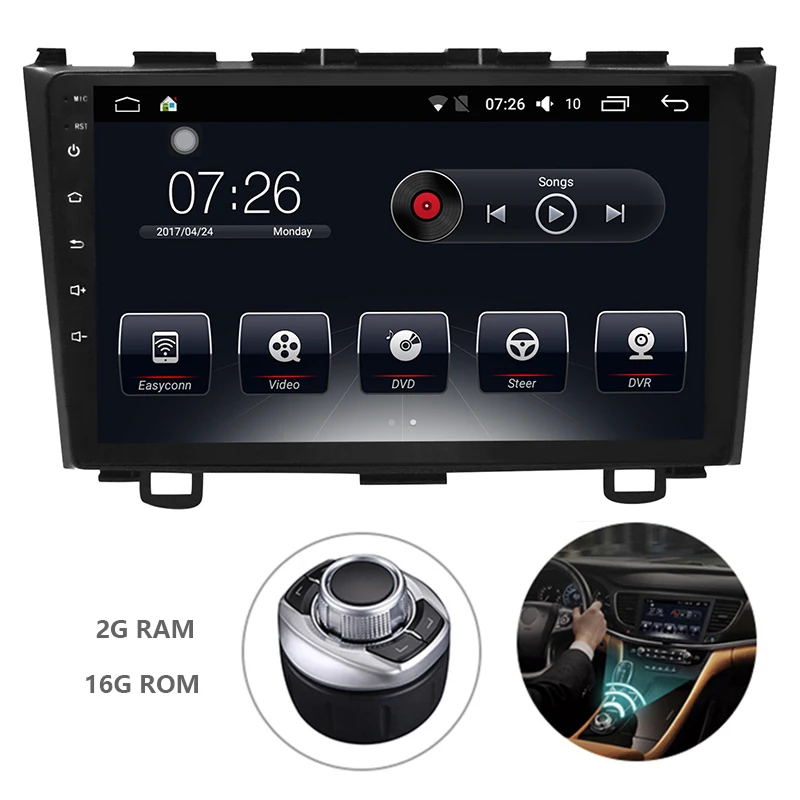 

Android 7.1 1 Din Car Multimedia DVD Player For Honda CRV 2007-2011 GPS Navigation System With Carplay/Bluetooth/Dual-zone