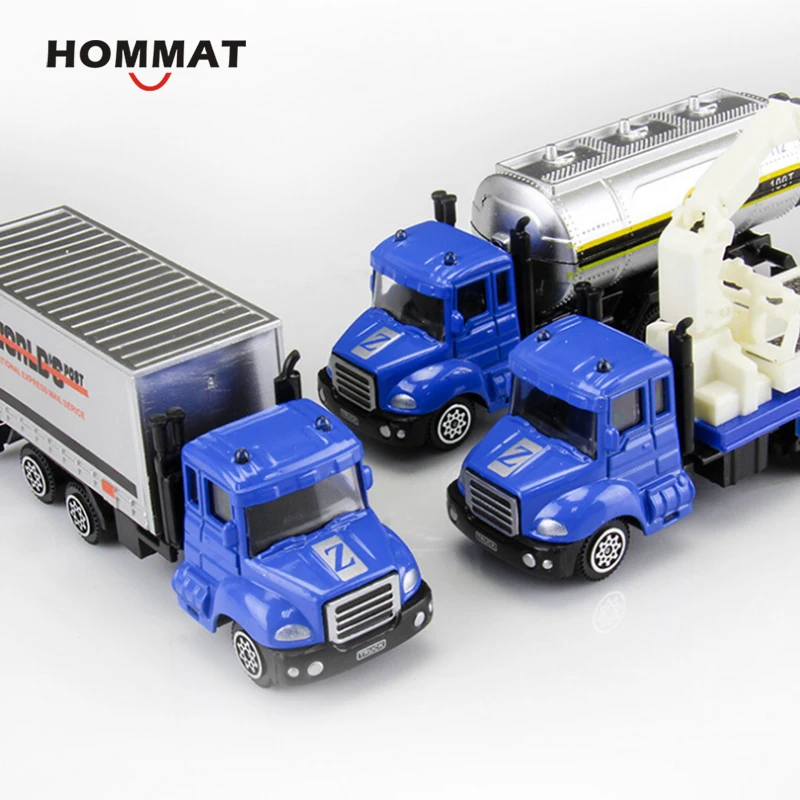 HOMMAT Simulation 1:64 набор из 3 пожарных Сэм пожарная машина строительный двигатель мусор