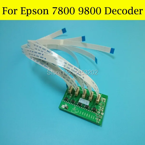 2 шт./лот декодер карты для Epson Stylus PRO 7800 9800 чип принтера EPSON чернильный картридж|chip