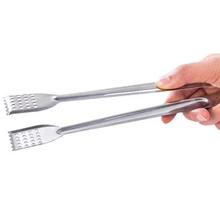 Кухонные инструменты для барбекю, щипцы с ручкой из нержавеющей стали, кухонные щипцы, дизайн замка, зажим для барбекю, щипцы для пищи из нержавеющей стали