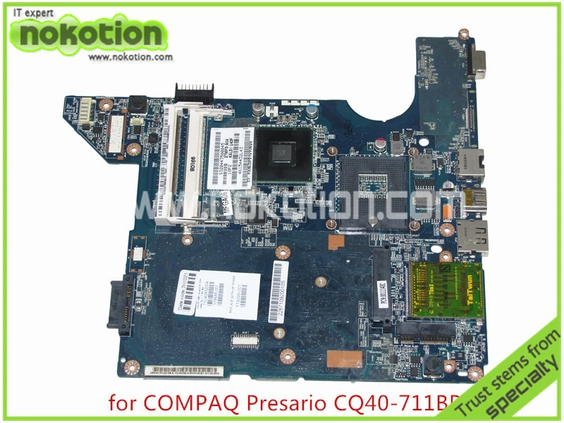 NOKOTION 577511-001 519588-001 519099-001 JAL50 LA-4101P для hp Compaq CQ40 материнская плата для ноутбука hd graphics GL40 DDR2 Материнская плата