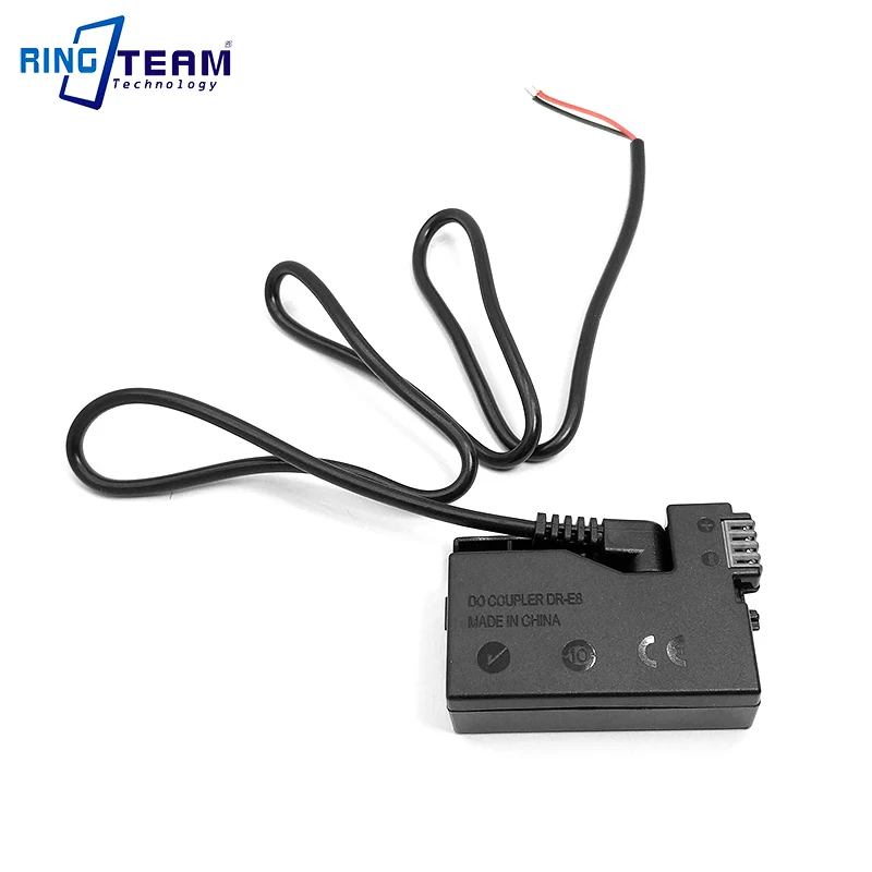 Аккумуляторный соединитель для камер Canon EOS T2i T3i T4i T5i 550D 600D 650D 700D Kiss X4 X5 X6 Кабель